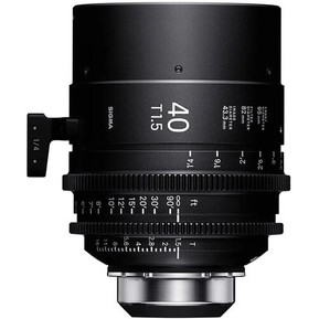  Sigma 40mm full-frame cinema lens. With superior optical performance and cinematic rendering, this lens is ideal for motion control rigs and high-end commercial video work.

