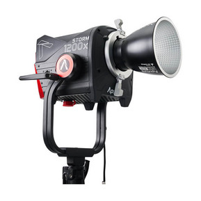 Director and photographer Timothy Hogan uses the Aputure Storm 1200x for intense, daylight-balanced output during large-scale productions, providing consistent performance in high-speed video and commercial photography lighting setups.

