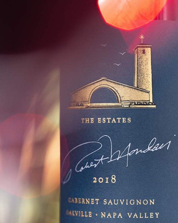 Advertising photography, product photography and beverage photography by commercial beverage photographer Timothy Hogan in Los Angeles for Robert Mondavi Winery