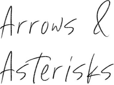 arrows & asterisks