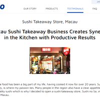 Writing copy for Suzumo's testimonials for their website.