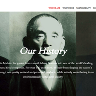 Writing copy for Maruha Nichiro's global website.