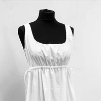 Front detail on my adjustable regency petticoats. 