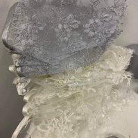 Lace sleeves waiting to be attached!