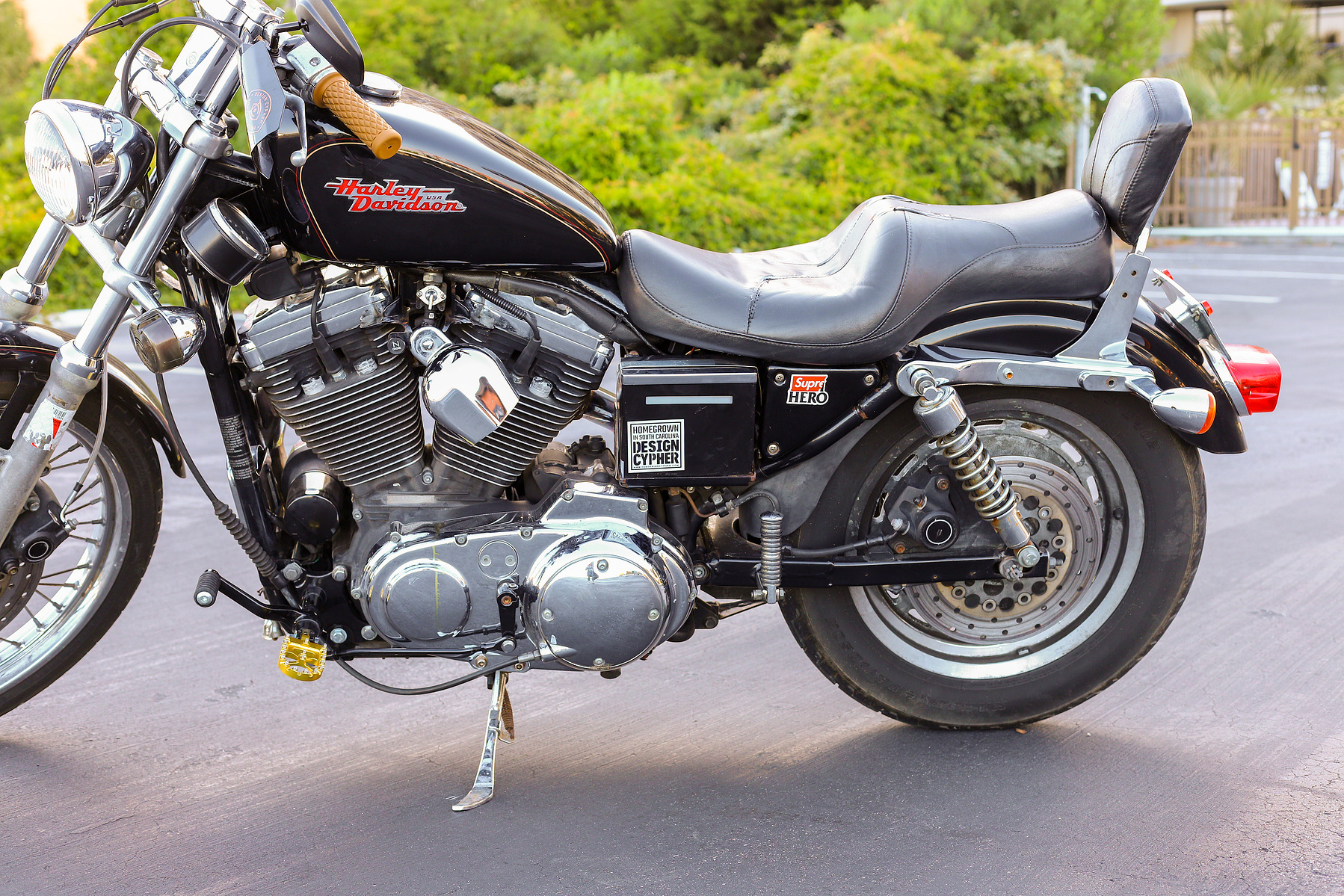 sportster, custom, 1200, black
