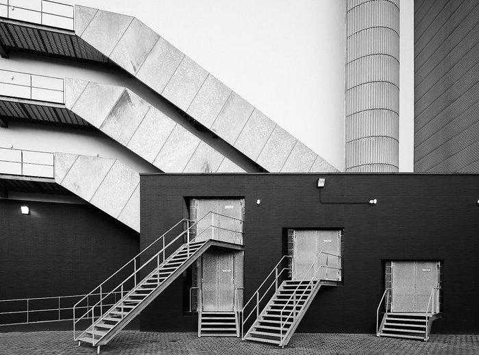 Details of the Chassé Theatre, Breda, The Netherlands. By Herman Herzberger for AHH Architects .