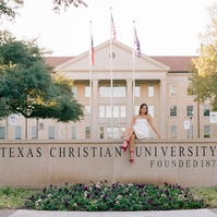 TCU Senior Graduation Photography, Dallas Fort Worth Film Photographer, Amber Shumake Photography, Artistic Editorial Style Portraits 