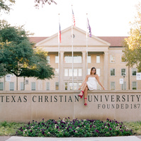 TCU Senior Graduation Photography, Dallas Fort Worth Film Photographer, Amber Shumake Photography, Artistic Editorial Style Portraits 