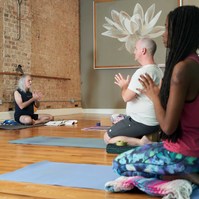 Urban Yoga Lifestyle Yoga Fitness Photography by Amber Shumake Studio Portrait Photographer