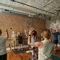 Urban Yoga Lifestyle Yoga Fitness Photography by Amber Shumake Studio Portrait Photographer