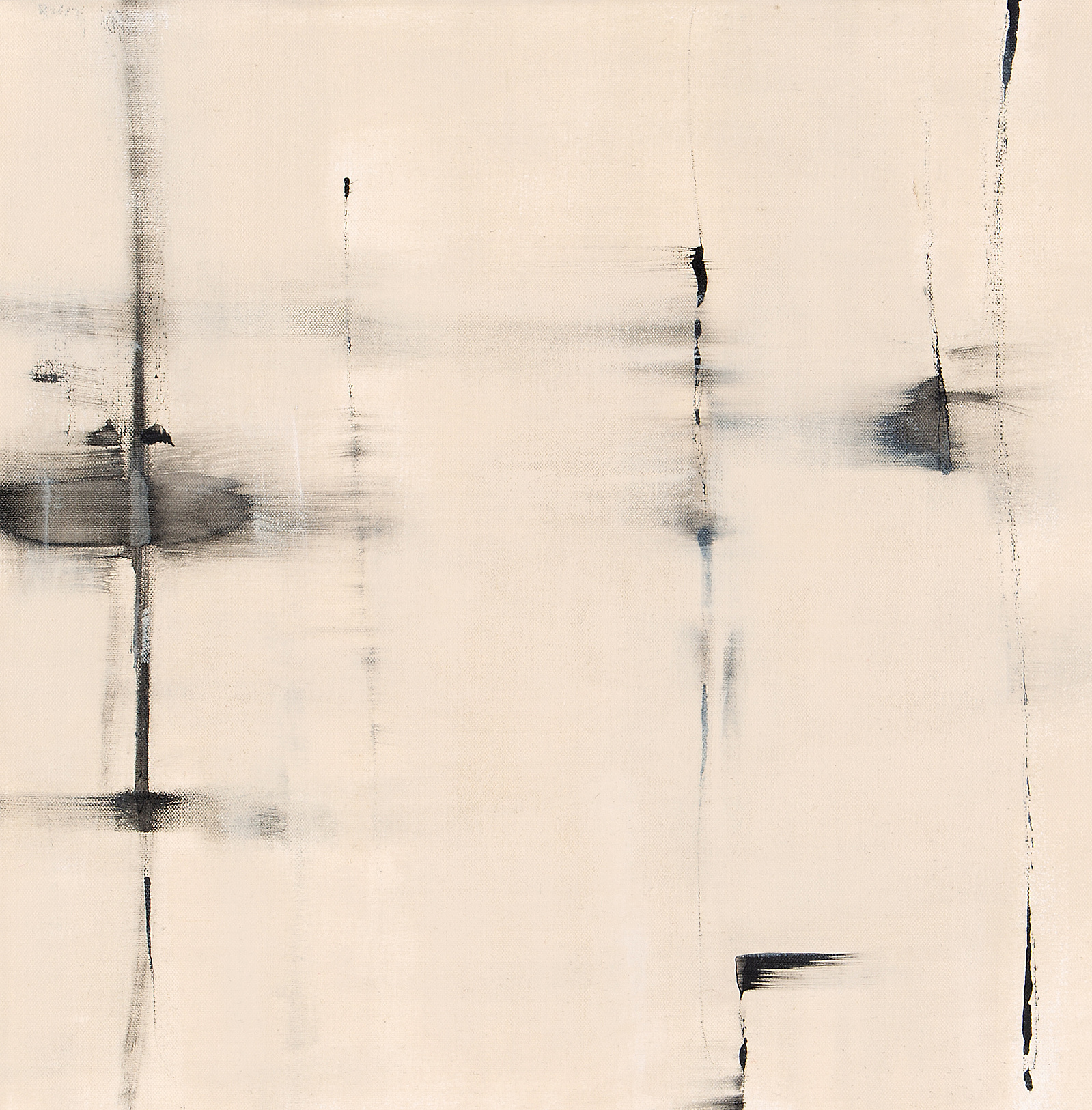 Michelle Victoria, Abstract painting, Contemporary Art, Art, Emerging artist, Design, Interior design, Abstract, Black, Beige, Zen, Minimalism