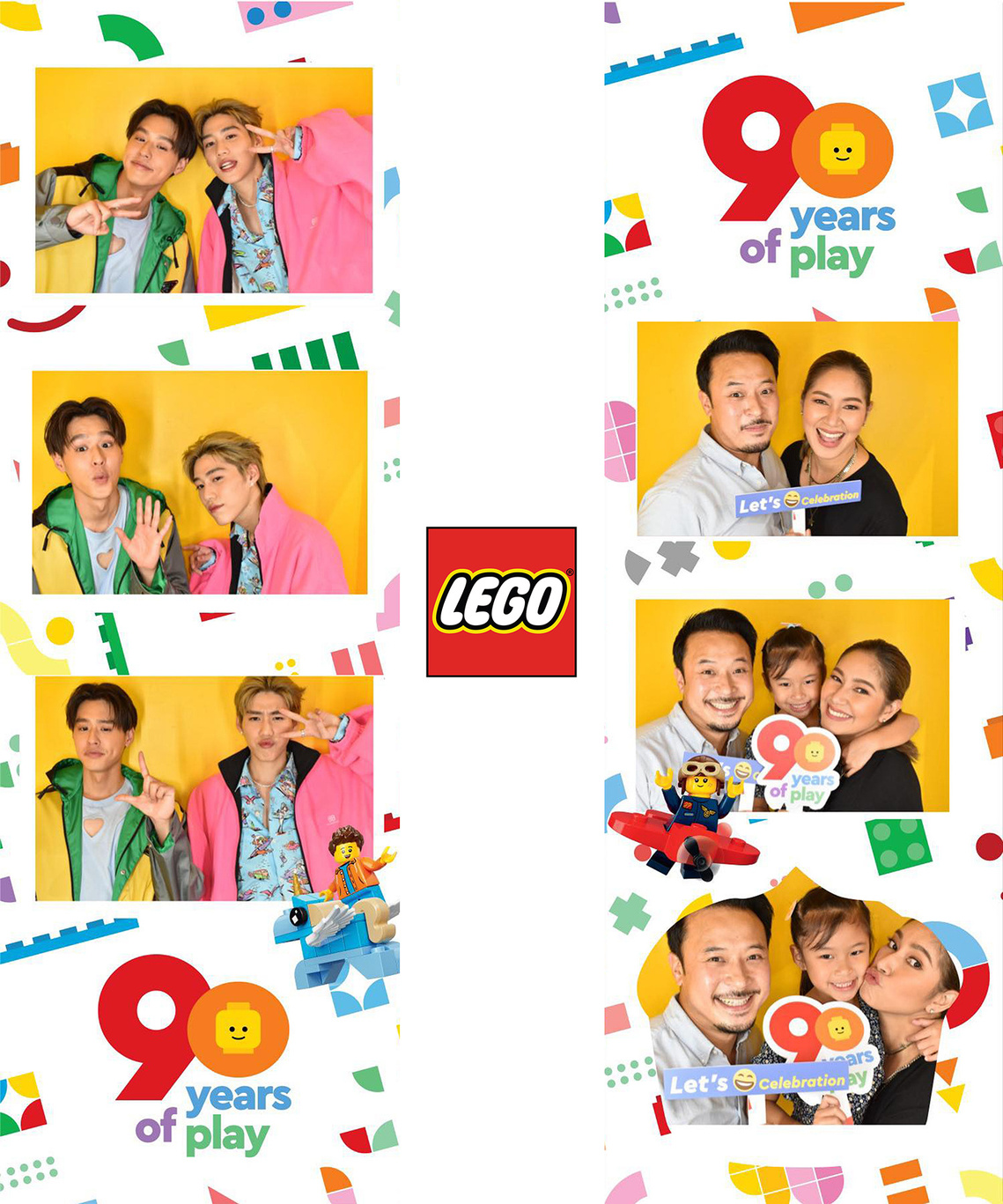  LEGO และครอบครัวคุณเบนซ์ พรชิตา มิก บรมวุฒิ / บิวกิ้นและพีพี ที่มาร่วมสนุกใน Snappy Box Photobooth 
