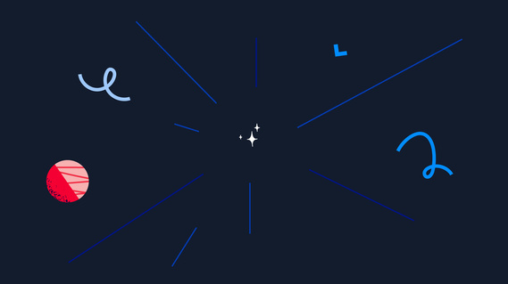 Abstract elements evoke a sense of sudden movement or a black hole against a dark, unified backdrop. Geometric shapes suspended in the void create a visually striking contrast, emphasizing the power and mystery of the digital universe.