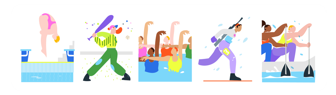 Color keys illustrations