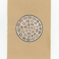 Abstract spiritual art drawing work on paper