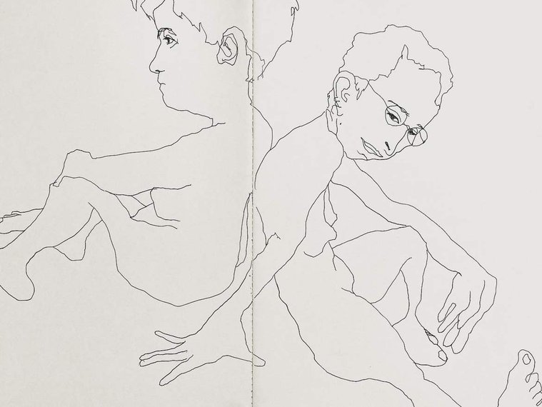 Marie + Luci, Modèle vivant.e, 17 Juillet 2021, QueerWeek