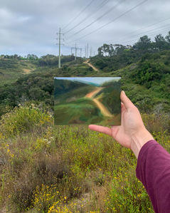 Carmel Valley Plein Air Oil Painting Sean Hnedak