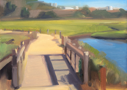 San Elijo Lagoon Original Oil Painting San Diego Artist 