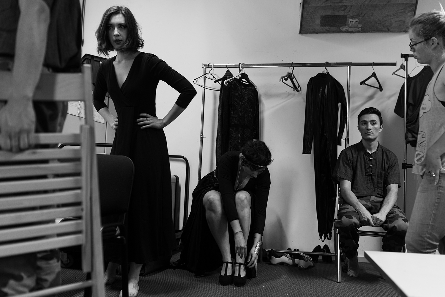 Backstage compagnie de théâtre Corpus Théâtre - Mise en scène Agnès Jobert, Nantes