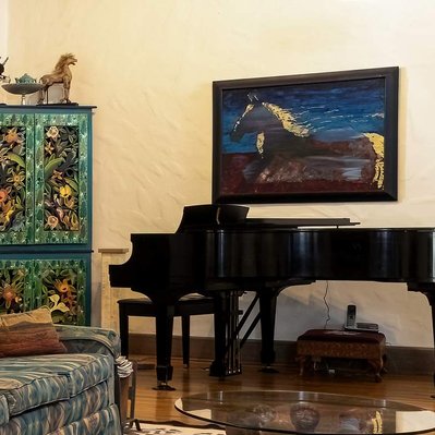 Photograph of Living Room in Holden House, Historical Home in Lubbock, Texas