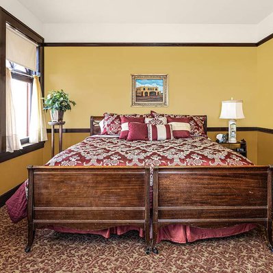 Photograph of a Room in the Historic Harvey House Slaton, near Lubbock, Texas