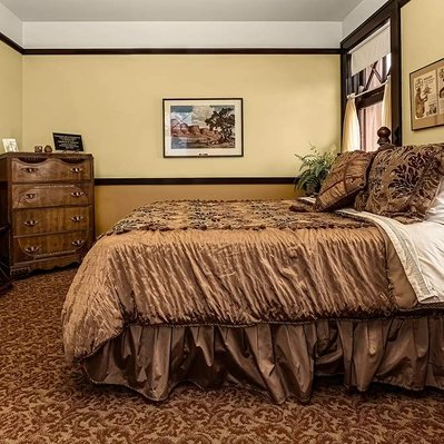 Photograph of Room in the Historic Harvey House Slaton, Near Lubbock, Texas
