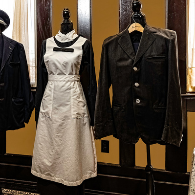 Harvey House, Slaton, Photograph of Display