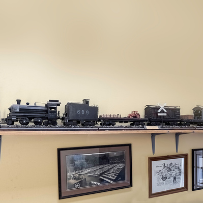 Harvey House, Slaton, Photograph of Display