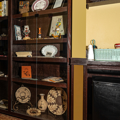 Harvey House, Slaton, Photograph of Display