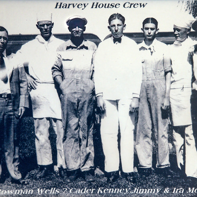 Harvey House, Slaton, Photograph of Display