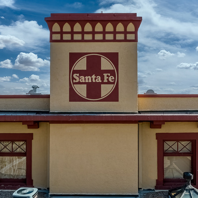 Harvey House Slaton, Exterior Drone Photograph