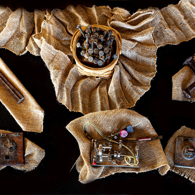 Harvey House, Slaton, Photograph of Display