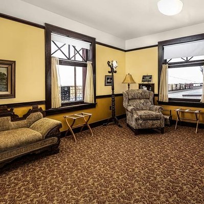 Harvey House Slaton, Interior Photograph of Hopi Room