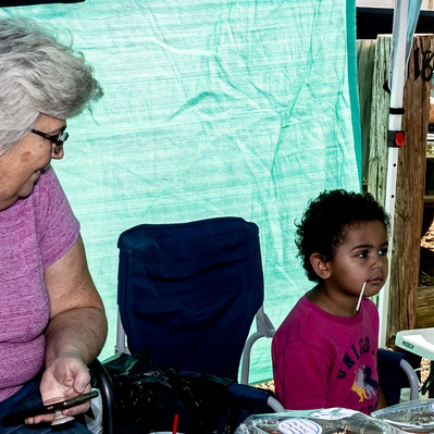 Photographs of Folks from the Wolfforth Farmer's Market Near Lubbock