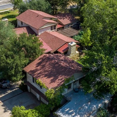 Overhead Drone Photograph of Ratliff Home, Lubbock, Texas