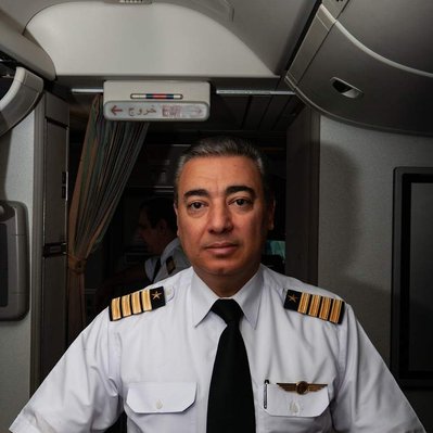 Portrait of an EgyptAir captain