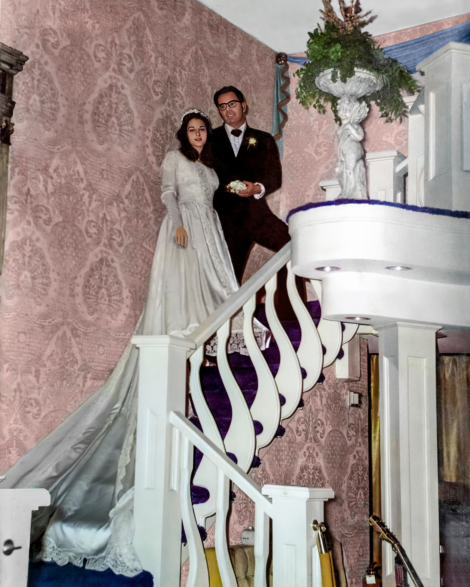 Restored Wedding Photo