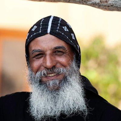 Monk at Wadi El Natrun, Egypt