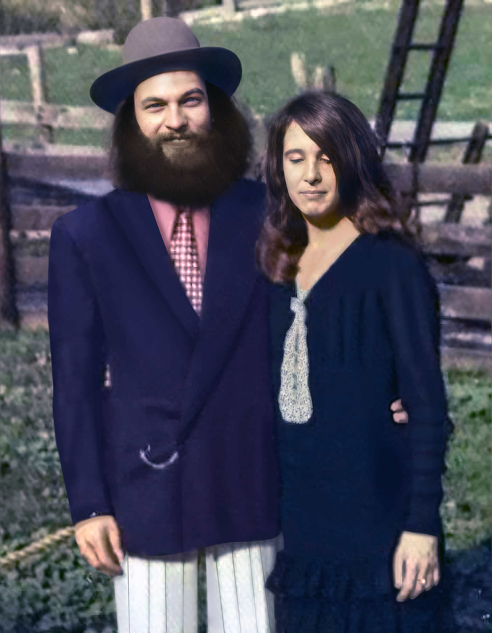 50 year hold photo after touching up
