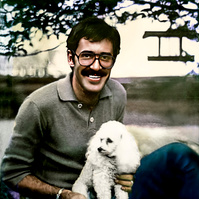 Man with Dog Restored