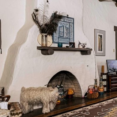 Photograph of Living Room in Holden House, Historical Home in Lubbock, Texas
