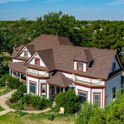 Drone Photo of Tubbs-Carlisle House, Lubbock, Texas