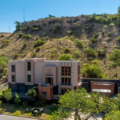 An Unusual House at Lake Ransom Canyon near Lubbock, Texas