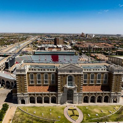 Jones football stadium in Lubbock, Texas, home to the Texas Tech Red Raiders. 