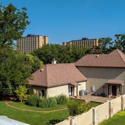 Rear Photograph of Levine-Keeney Home, Lubbock, Texas