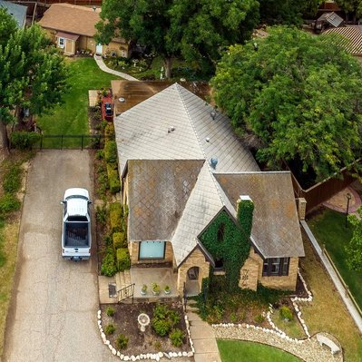 Drone  Photograph of A.S. Meinecke Home, Lubbock, Texas