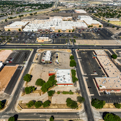 Drone Photograph of the South Plains Mall, 2022, Lubbock, Texas