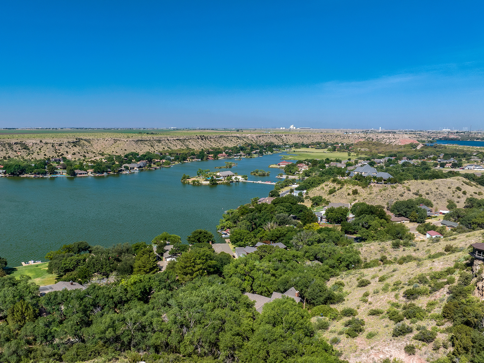 Lake ransom canyon earth and air photography