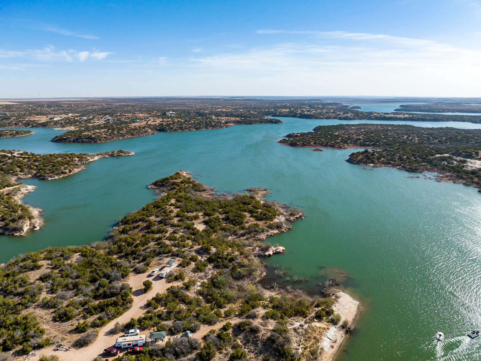 A getaway for Lubbock Residents, Lake Alan Henry is about one hour away.