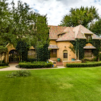 HDR House Drone Photo after Combining Five Photos